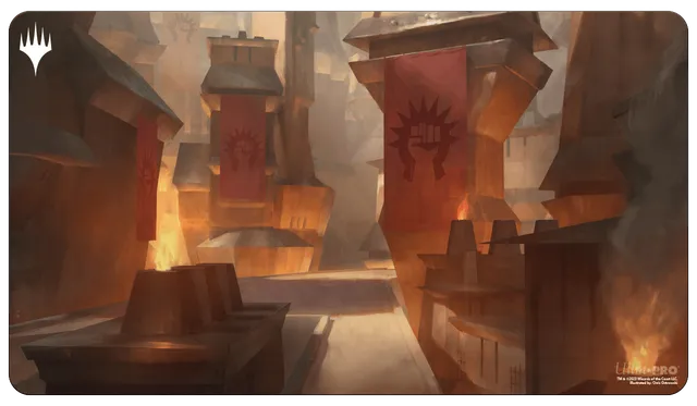 ultra-pro-magic-ravnica-remastered-boros-legion-sacred-foundry-playmat image 1