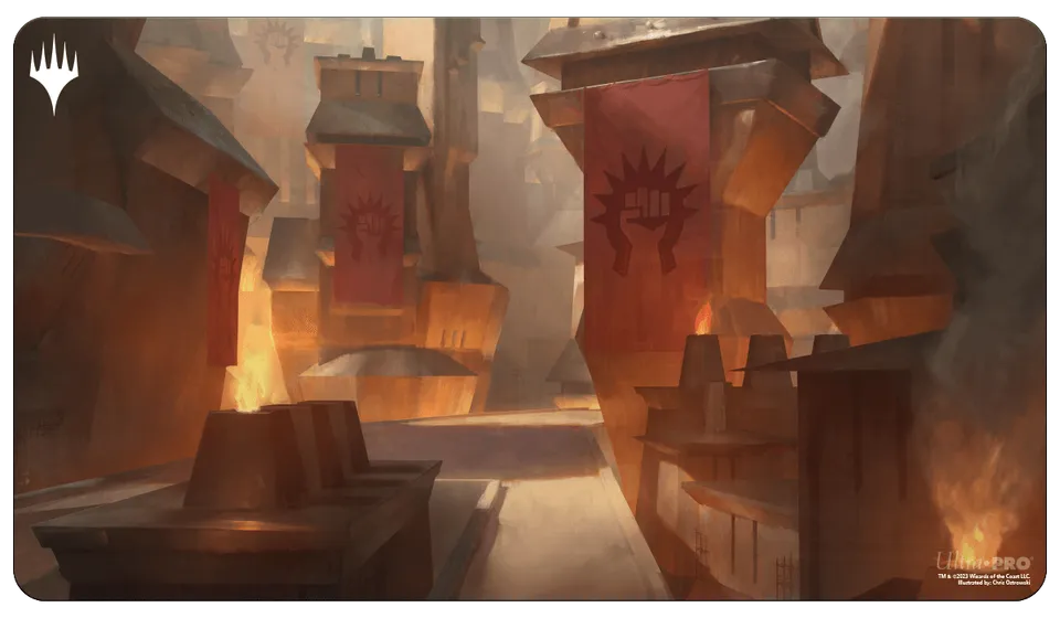 ultra-pro-magic-ravnica-remastered-boros-legion-sacred-foundry-playmat image 1