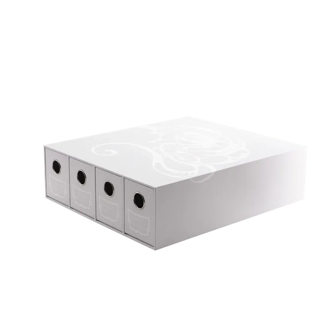 dragon-shield-fortress-card-drawers-4-schubladen-horizontal-white image 1