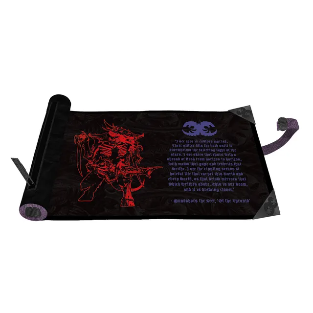 ultra-pro-tyranid-dice-scroll-w-rfeltasche-mit-wurfmatte-f-r-warhammer-40-000 image 1