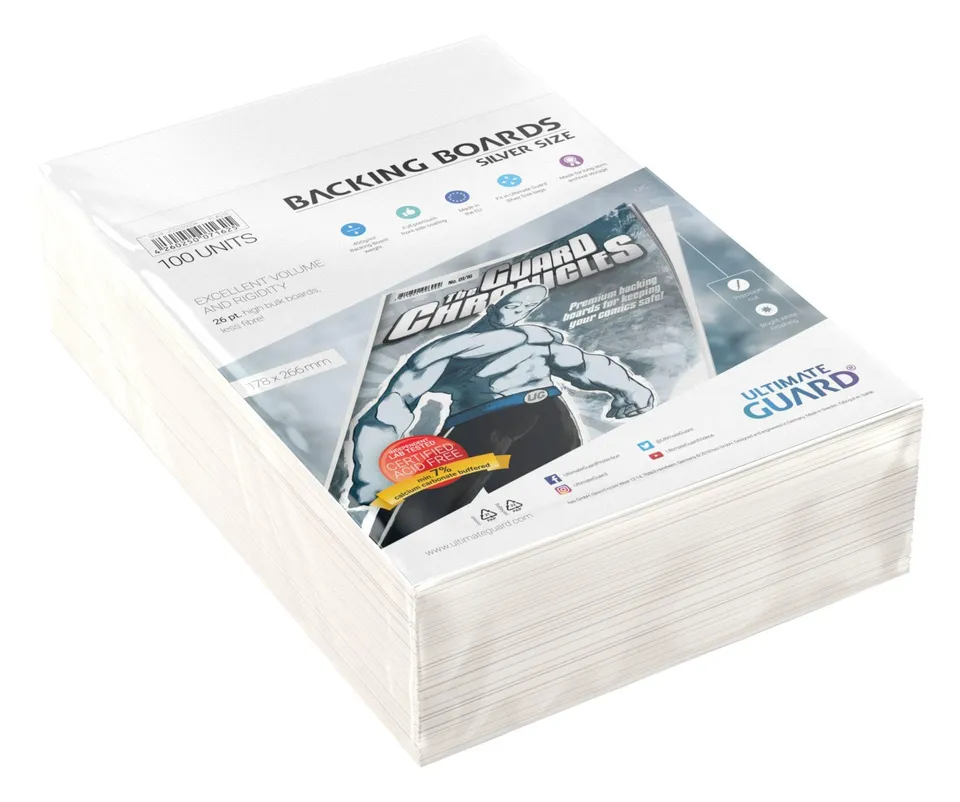 ultimate-guard-comic-backing-boards-silver-size-100-st-ck image 1