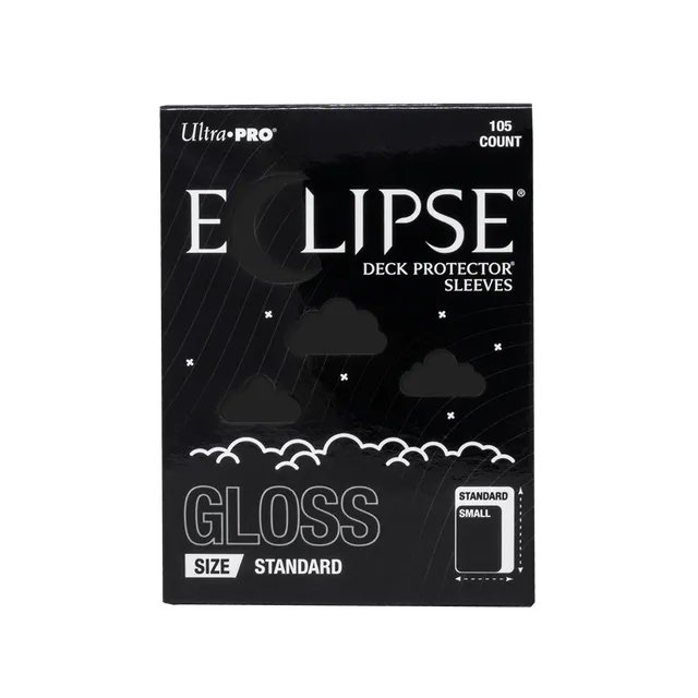 ultra-pro-eclipse-gloss-standard-deck-protector-sleeves-jet-black-105ct image 1