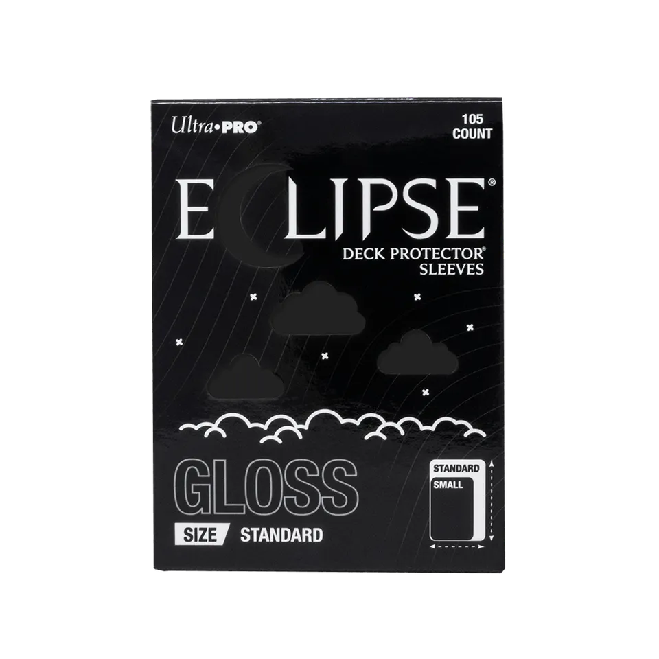 ultra-pro-eclipse-gloss-standard-deck-protector-sleeves-jet-black-105ct image 1