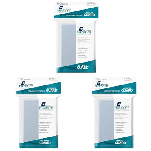 ultimate-guard-precise-fit-side-loading-inner-sleeves-100er-transparent-standard image 6