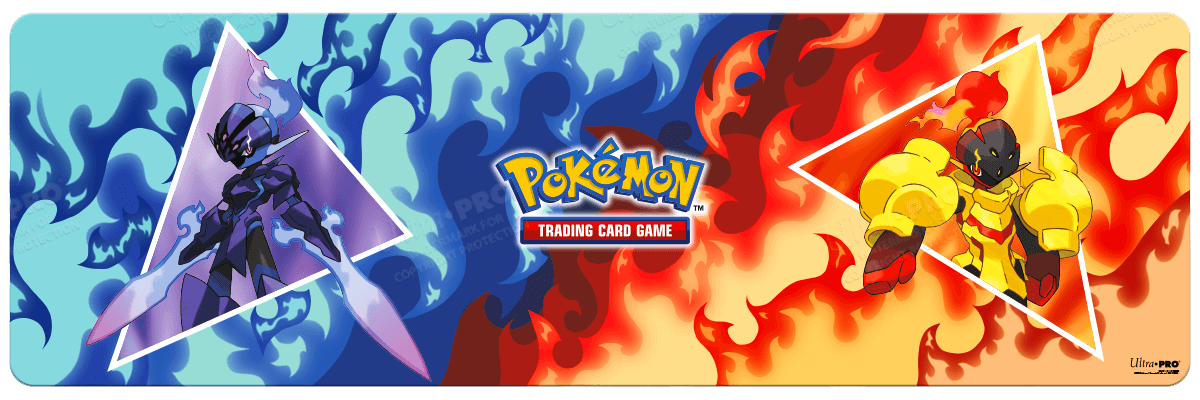 ultra-pro-pok-mon-8ft-table-playmat-armarouge-und-ceruledge image 1