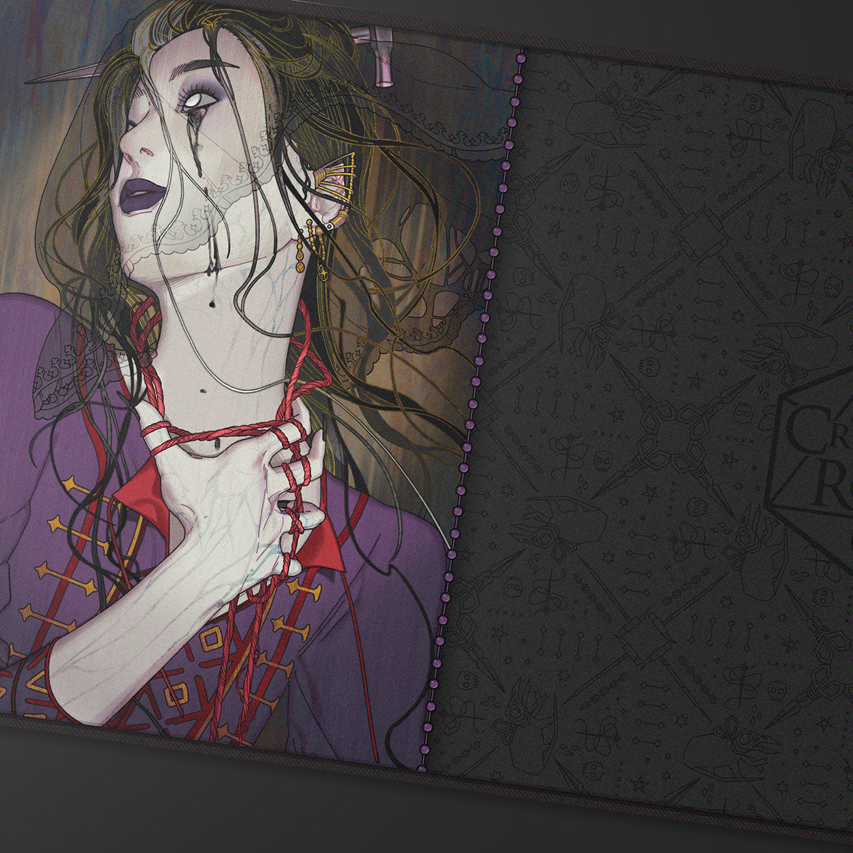 ultra-pro-critical-role-bells-hells-portrait-series-laudna-black-stitched-playma image 2
