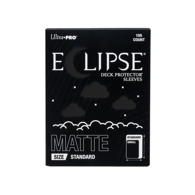 ultra-pro-eclipse-matte-standard-deck-protector-sleeves-jet-black-105ct image 1