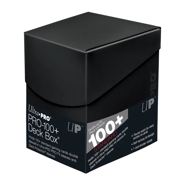 ultra-pro-eclipse-pro-100-deck-box-jet-black image 1