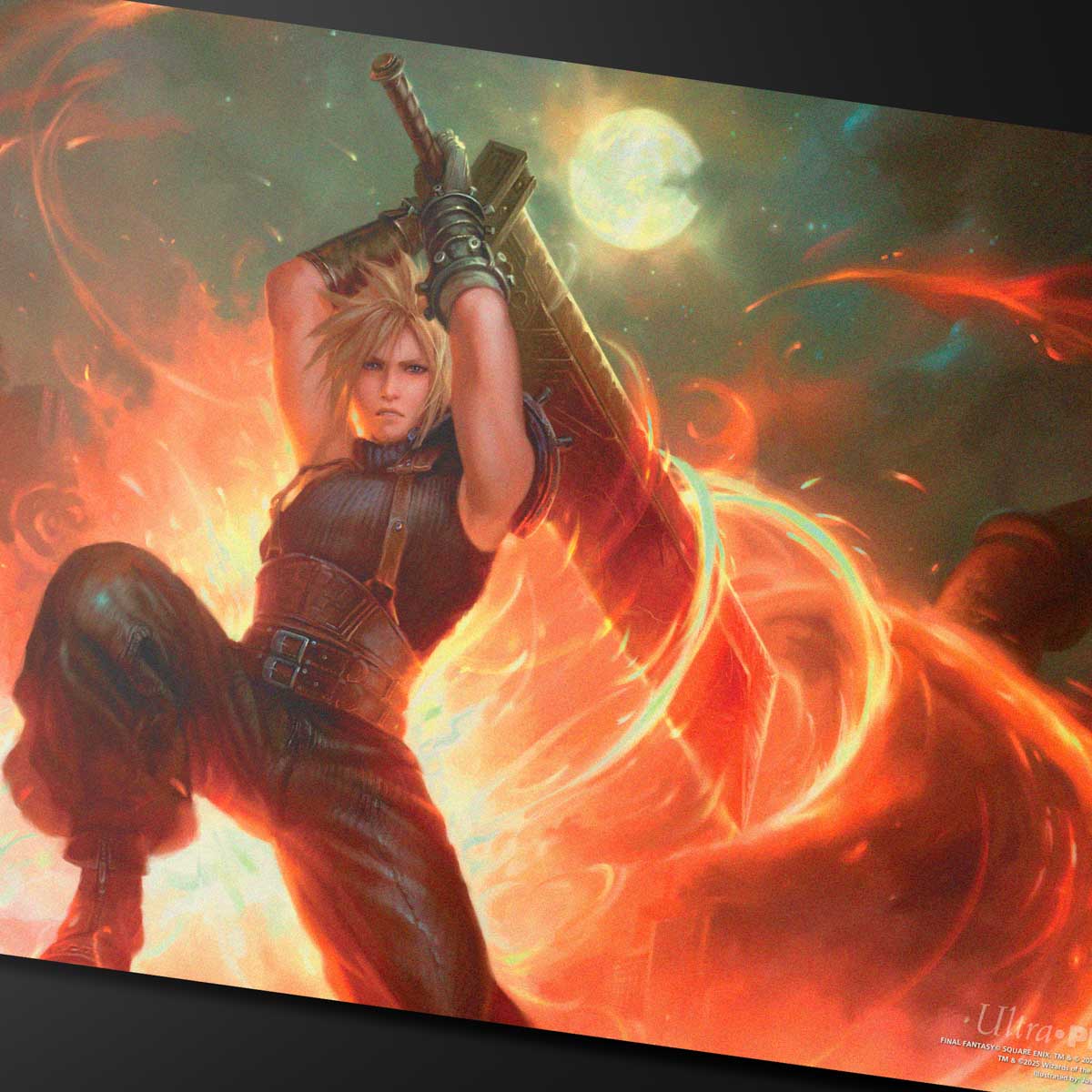 ultra-pro-magic-the-gathering-final-fantasy-cloud-ex-soldier-commander-playmat image 2