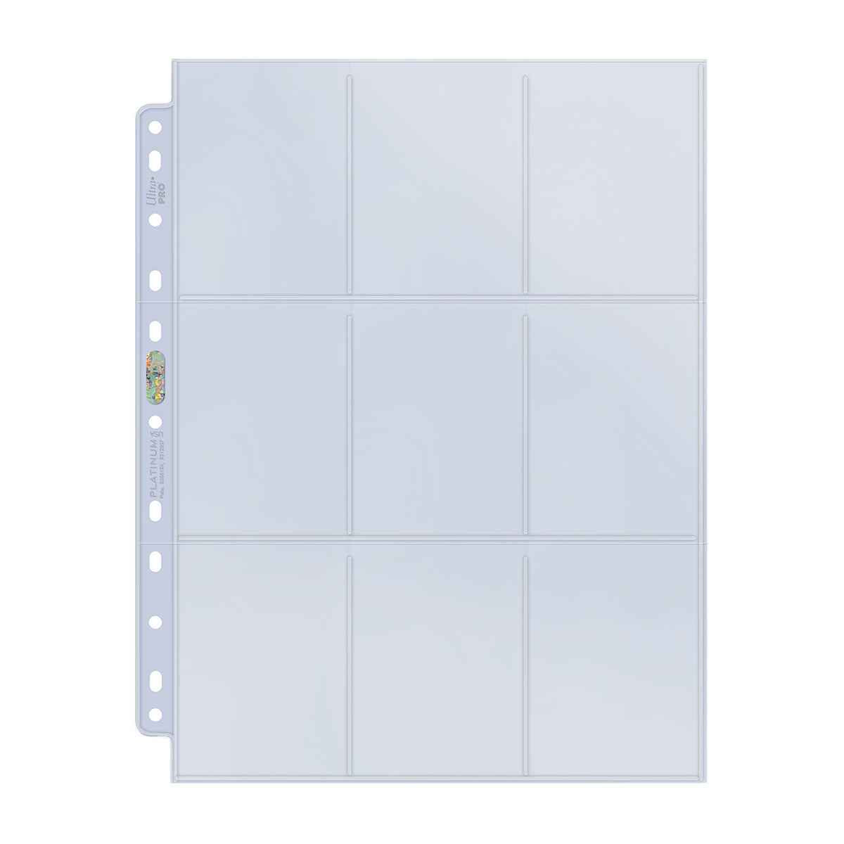 ultra-pro-platinum-series-9-pocket-seiten-mit-11-lochung-10-st-ck-f-r-standard-k image 1