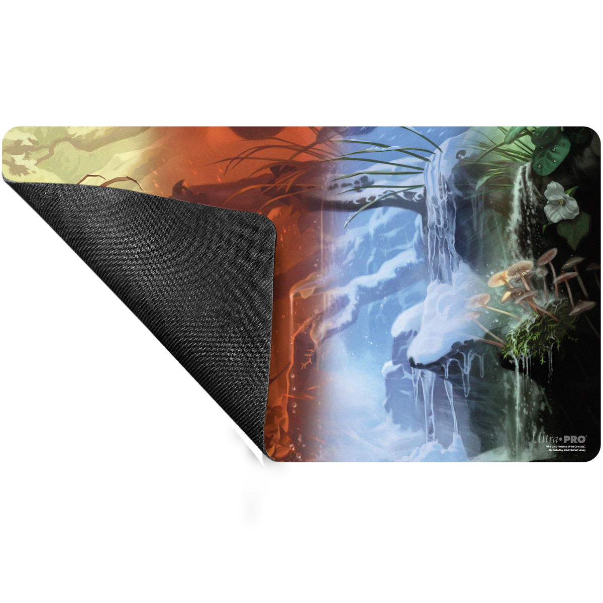 ultra-pro-bloomburrow-season-lands-forest-four-seasons-standard-gaming-playmat-f image 4
