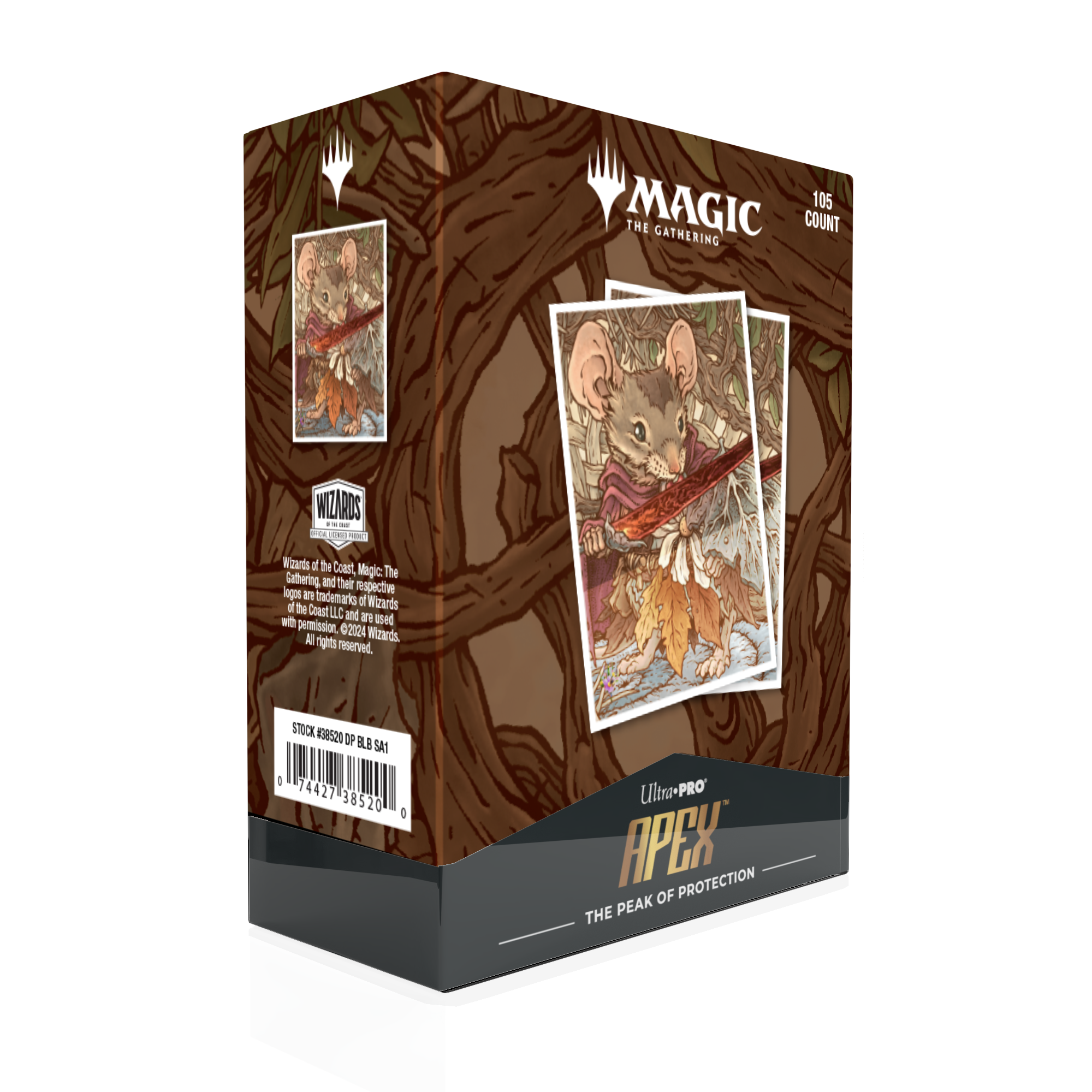ultra-pro-bloomburrow-mabel-heir-to-cragflame-105ct-apex-deck-protector-sleeves- image 5