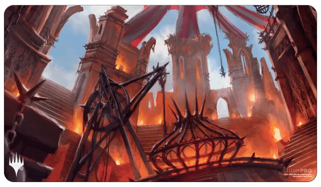 ultra-pro-magic-the-gathering-ravnica-remastered-cult-of-rakdos-blood-crypt-play image 1