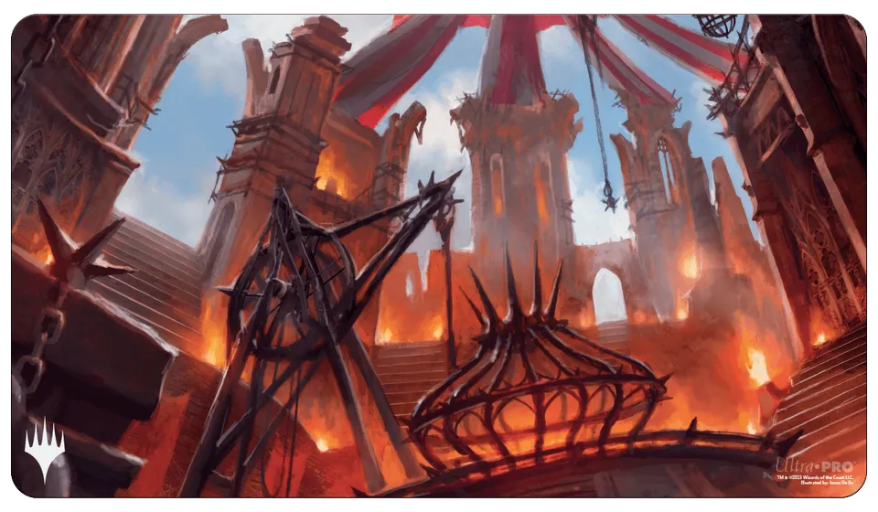 ultra-pro-magic-the-gathering-ravnica-remastered-cult-of-rakdos-blood-crypt-play image 1