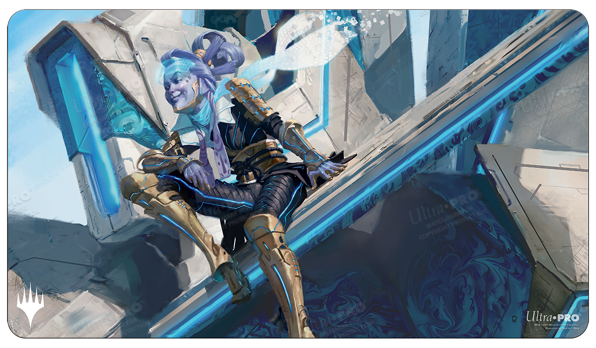ultra-pro-kamigawa-neon-dynasty-kotori-pilot-prodigy-gaming-playmat-f-r-magic-th image 1