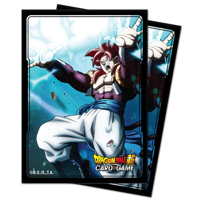 ultra-pro-dragon-ball-super-ss4-gogeta-standard-deck-protector-sleeves-100ct image 1