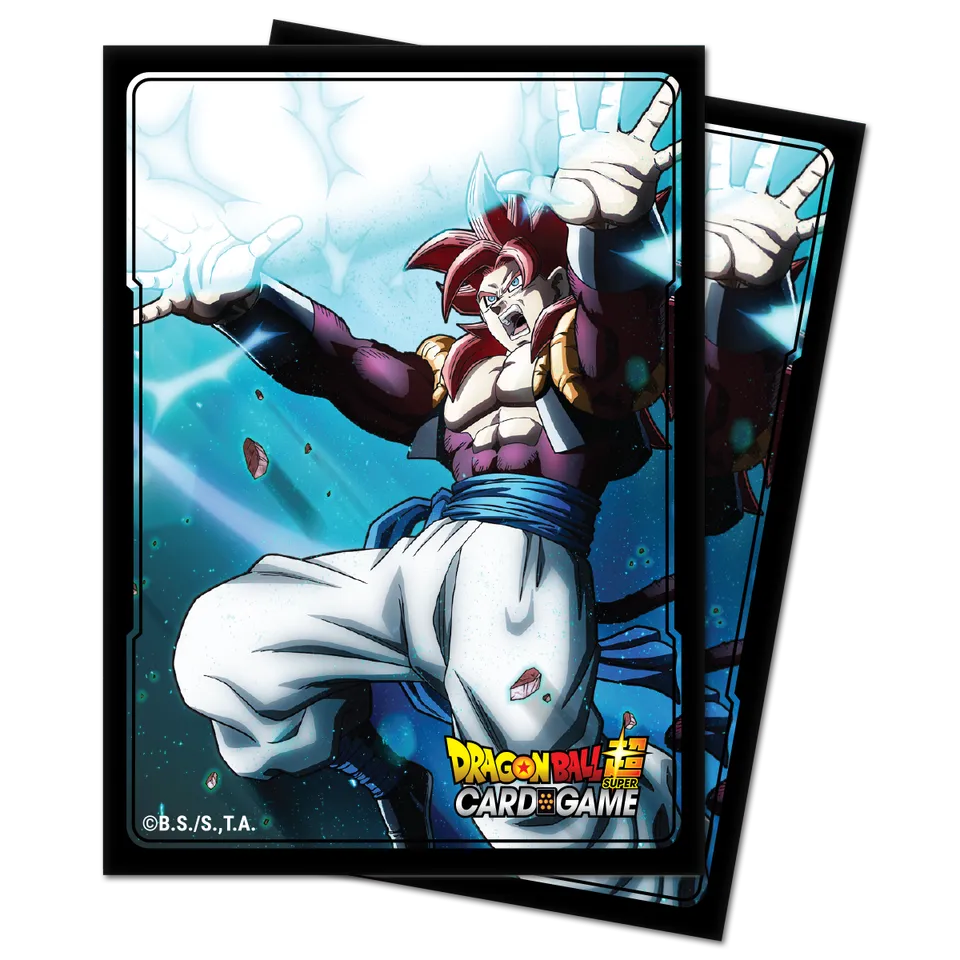 ultra-pro-dragon-ball-super-ss4-gogeta-standard-deck-protector-sleeves-100ct image 1