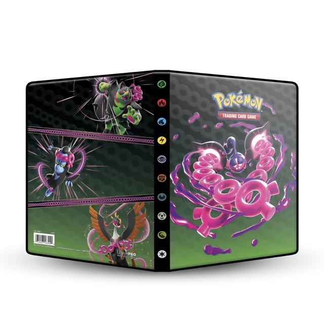 ultra-pro-scarlet-violet-shrouded-fable-4-pocket-portfolio-f-r-pok-mon image 1