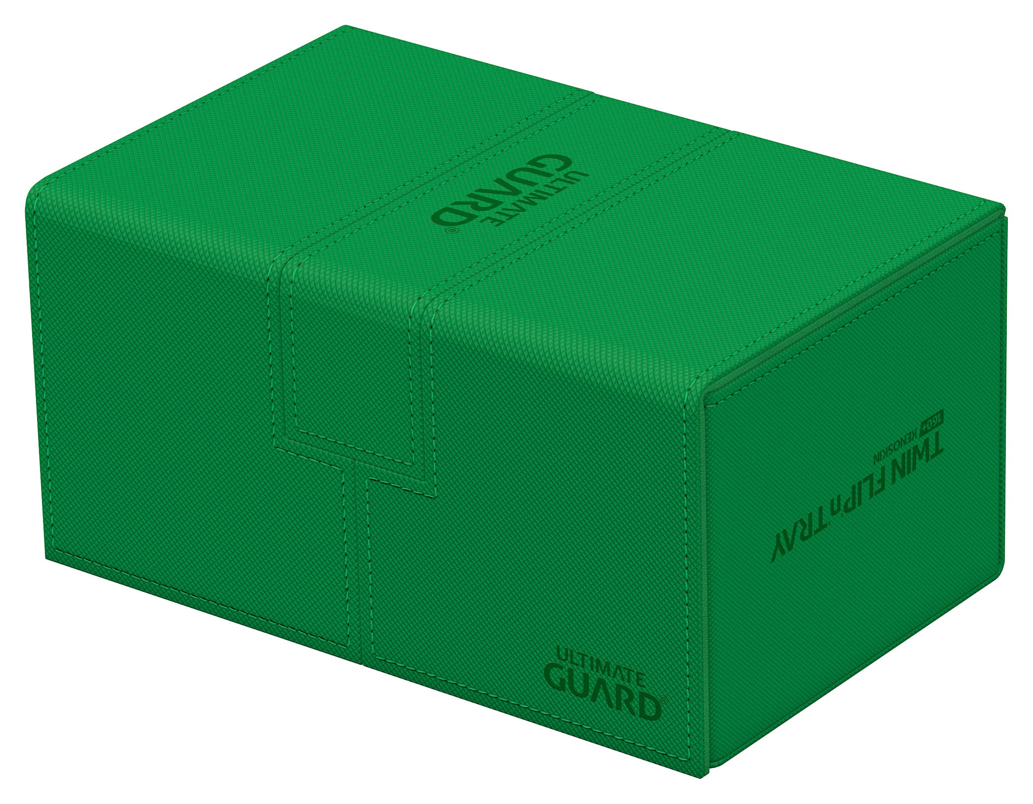 ultimate-guard-twin-flip-n-tray-160-xenoskin-deckbox-gr-n image 2