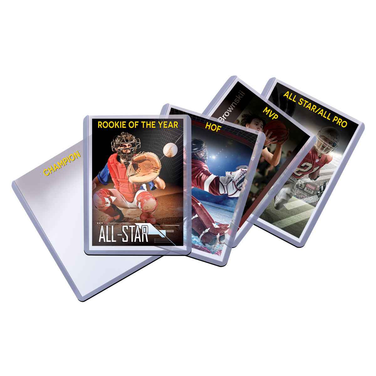 ultra-pro-3-x-4-mixed-title-toploader-25ct-bundle-mvp-hof-u-a image 2
