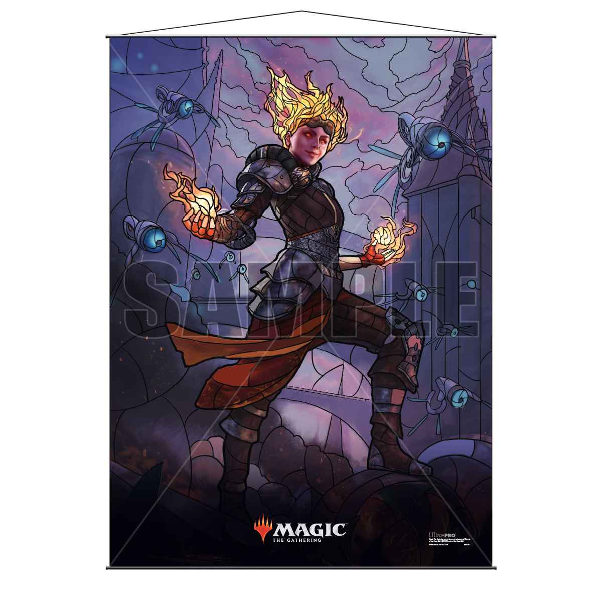 ultra-pro-war-of-the-spark-chandra-fire-artisan-stained-glass-wandrolle-f-r-magi image 1