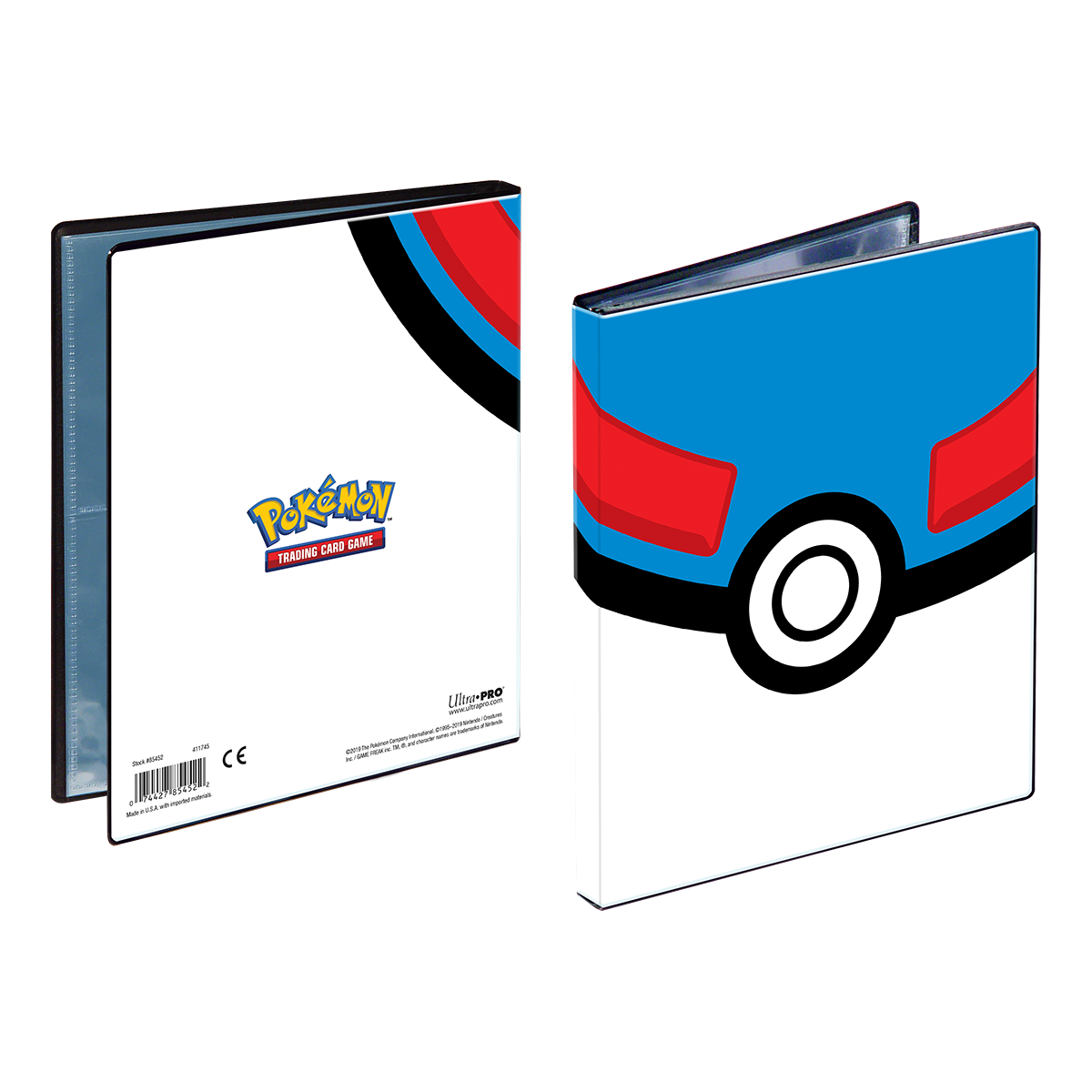 ultra-pro-great-ball-4-pocket-portfolio-f-r-pok-mon-sammelkarten image 1