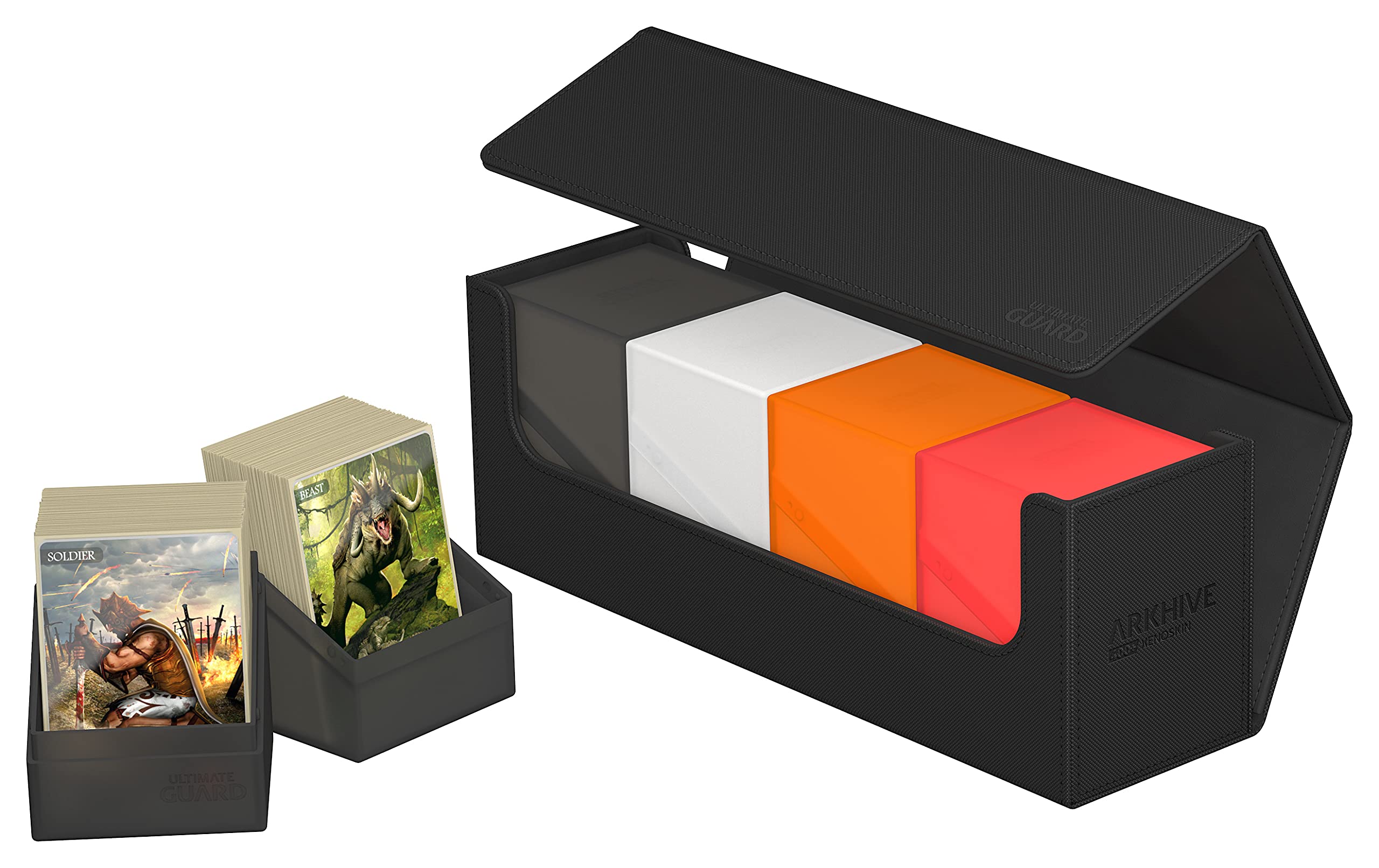 ultimate-guard-arkhive-400-xenoskin-monocolor-schwarz image 6