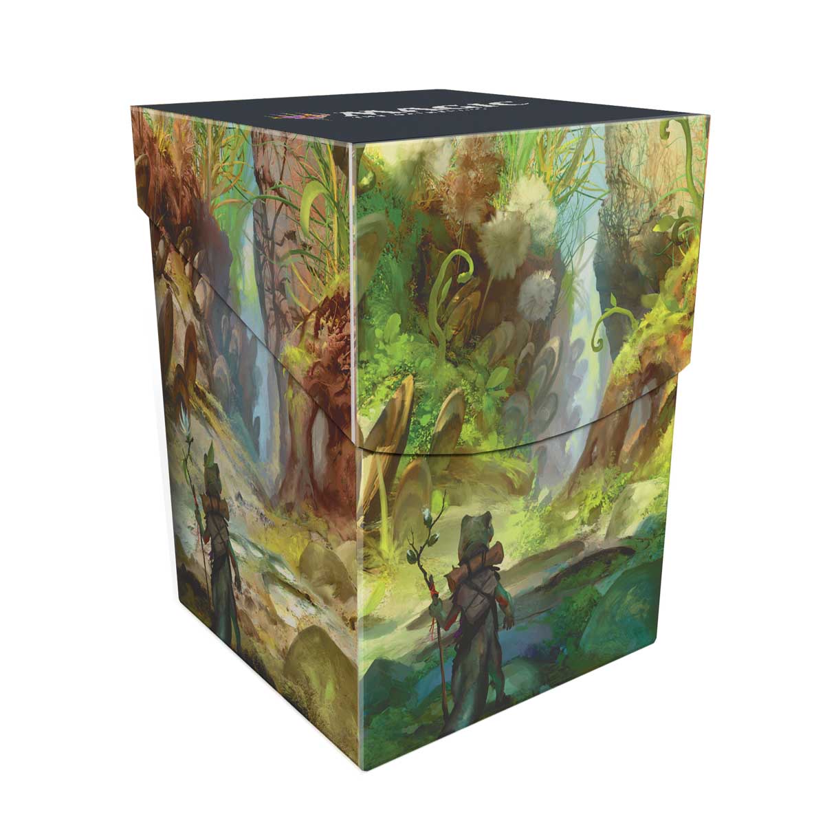 ultra-pro-bloomburrow-season-lands-swamp-summer-100-deck-box-black-f-r-magic-the image 2