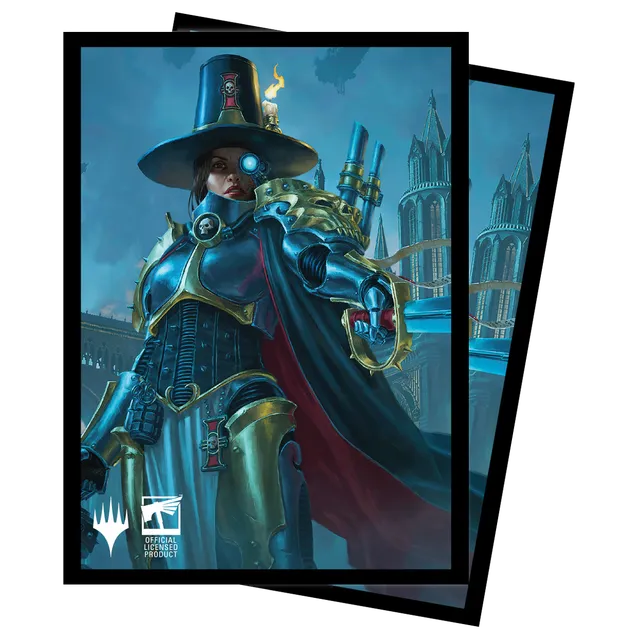 ultra-pro-warhammer-40k-commander-inquisitor-greyfax-deck-protector-sleeves-100c image 1