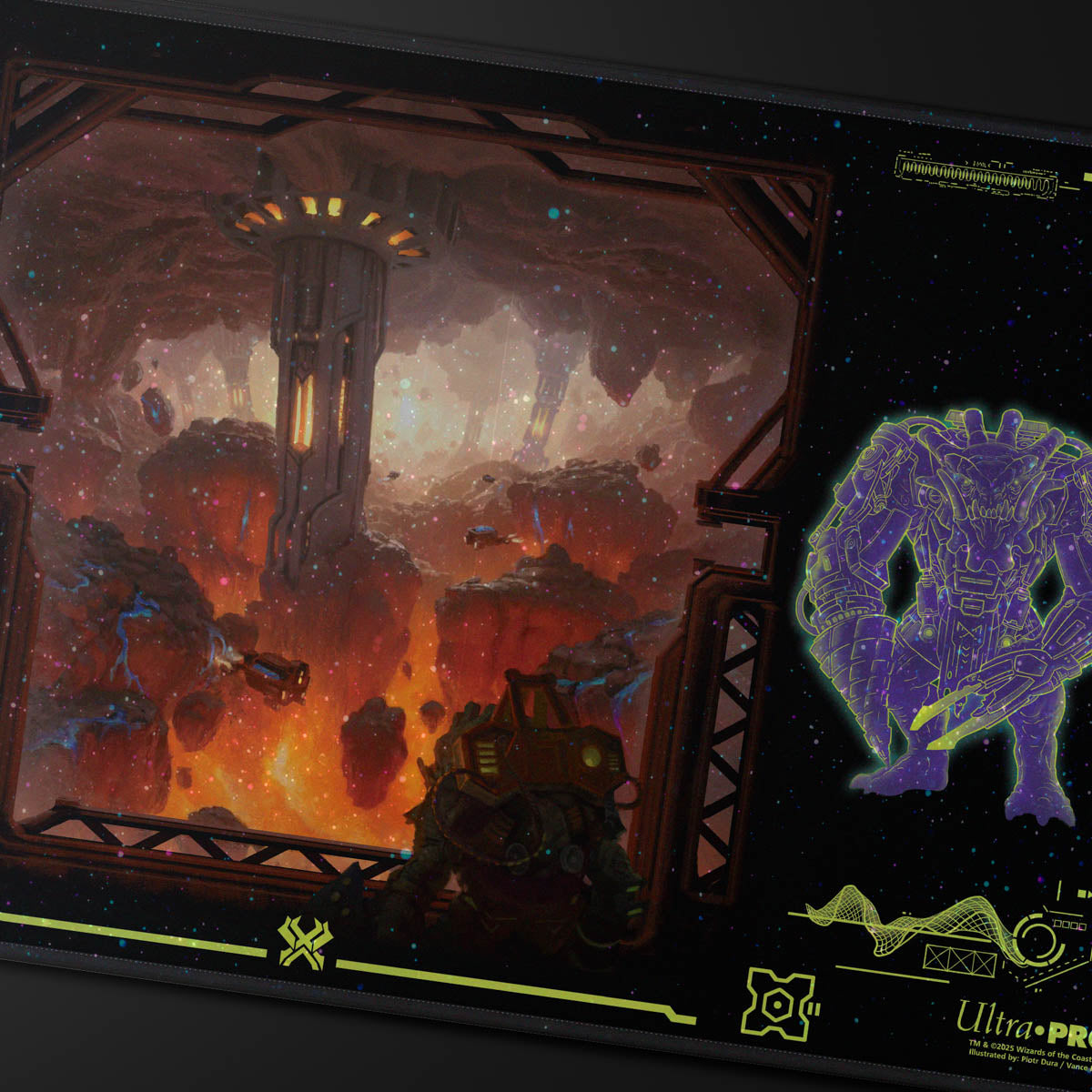 ultra-pro-edge-of-eternities-kavaron-memorial-world-holofoil-spielmatte-f-r-magi image 2