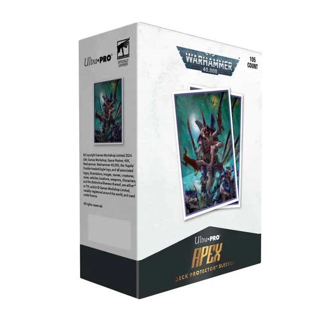 ultra-pro-apex-deck-protector-h-llen-tyranid-105ct-f-r-warhammer-40-000 image 1