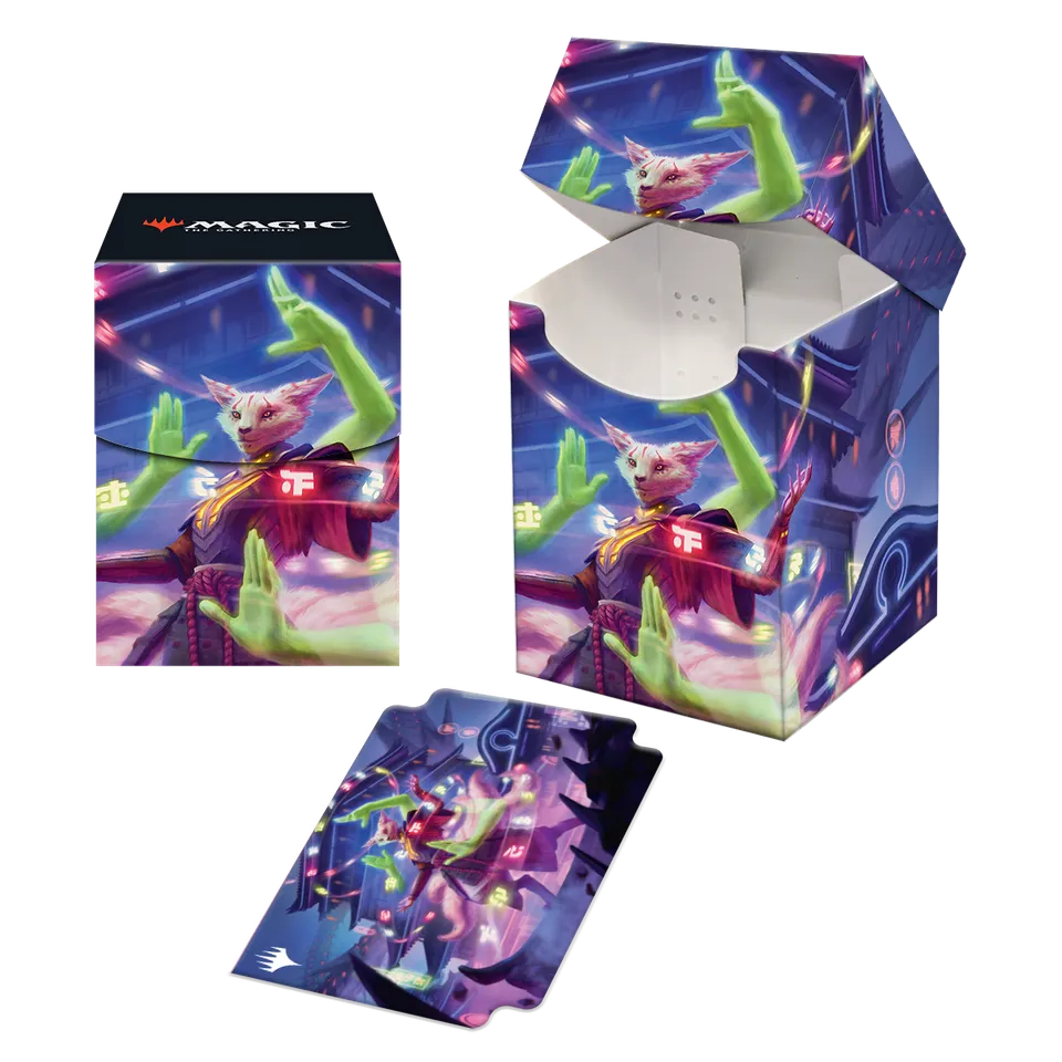 ultra-pro-march-of-the-machine-bright-palm-soul-awakener-100-deck-box image 1