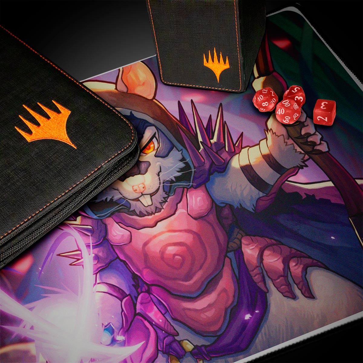 ultra-pro-magic-the-gathering-bloomburrow-vren-the-relentless-playmat image 3