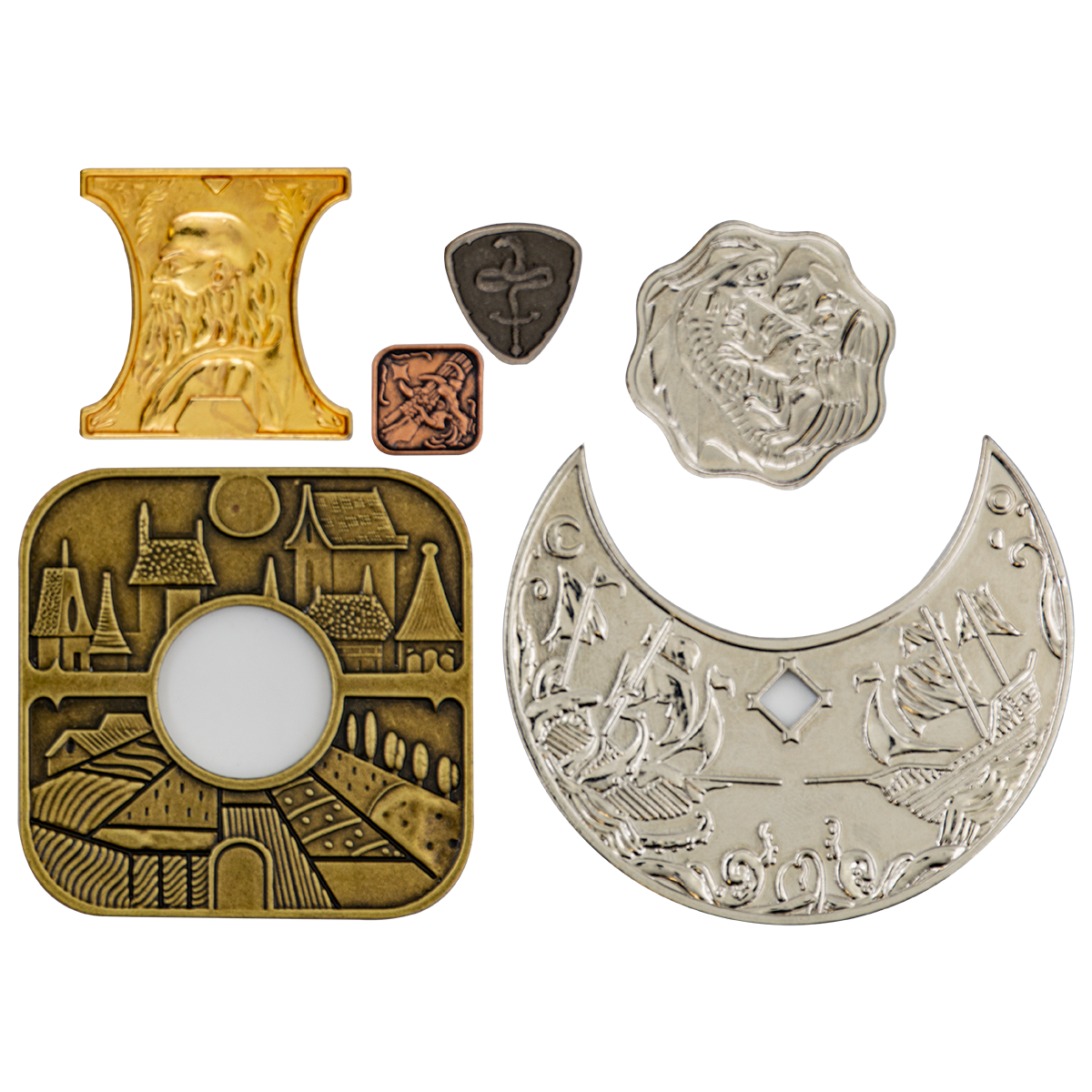 ultra-pro-waterdeep-m-nzset-aus-metall-15-st-ck-f-r-dungeons-dragons image 2