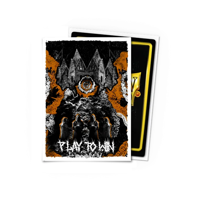 dragon-shield-play-to-win-halloween-brushed-art-sleeves-standard-size image 1