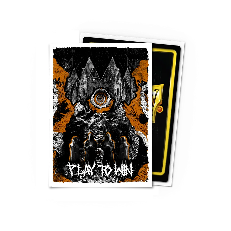 dragon-shield-play-to-win-halloween-brushed-art-sleeves-standard-size image 1