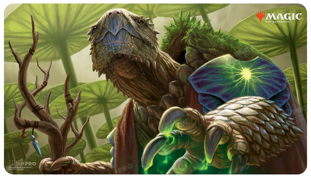 ultra-pro-commander-legends-archelos-lagoon-mystic-standard-gaming-playmat image 1