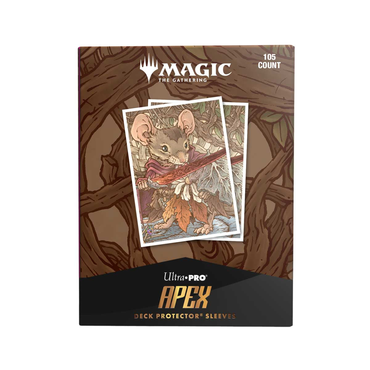 ultra-pro-bloomburrow-mabel-heir-to-cragflame-105ct-apex-deck-protector-sleeves- image 1