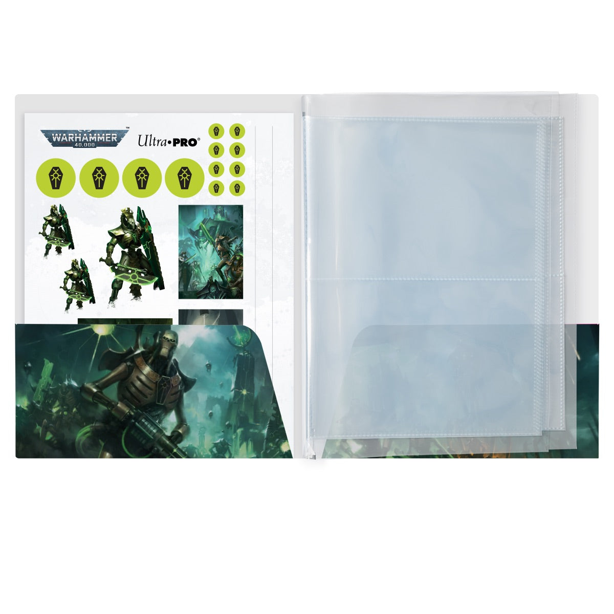 ultra-pro-warhammer-40-000-necrons-datasheet-und-index-card-folio image 2
