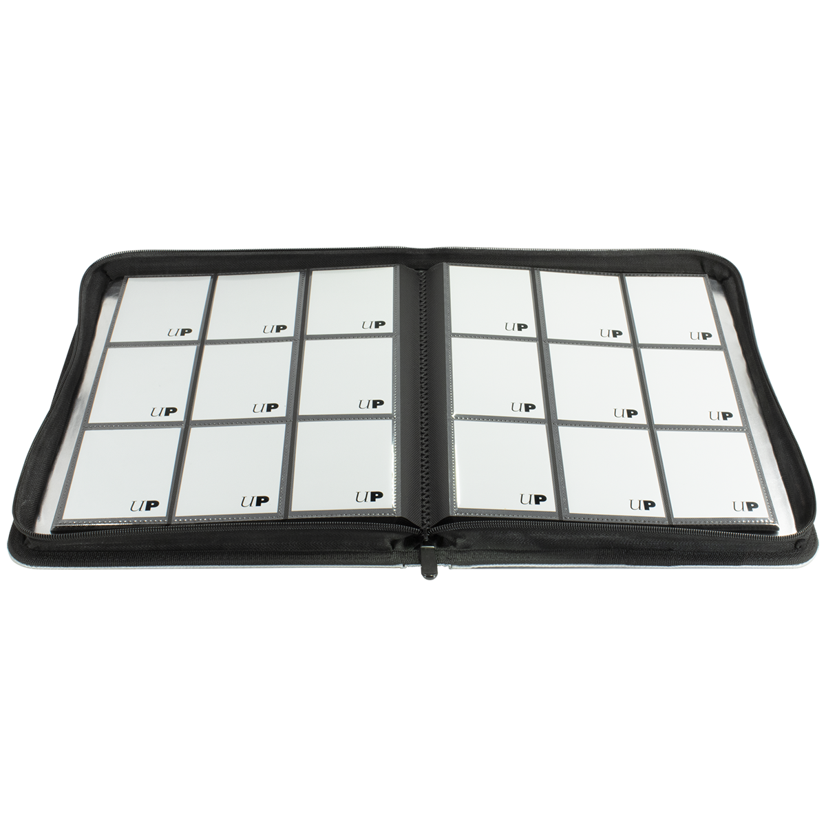 ultra-pro-9-pocket-zippered-pro-binder-silber-mit-feuerfesten-materialien image 2