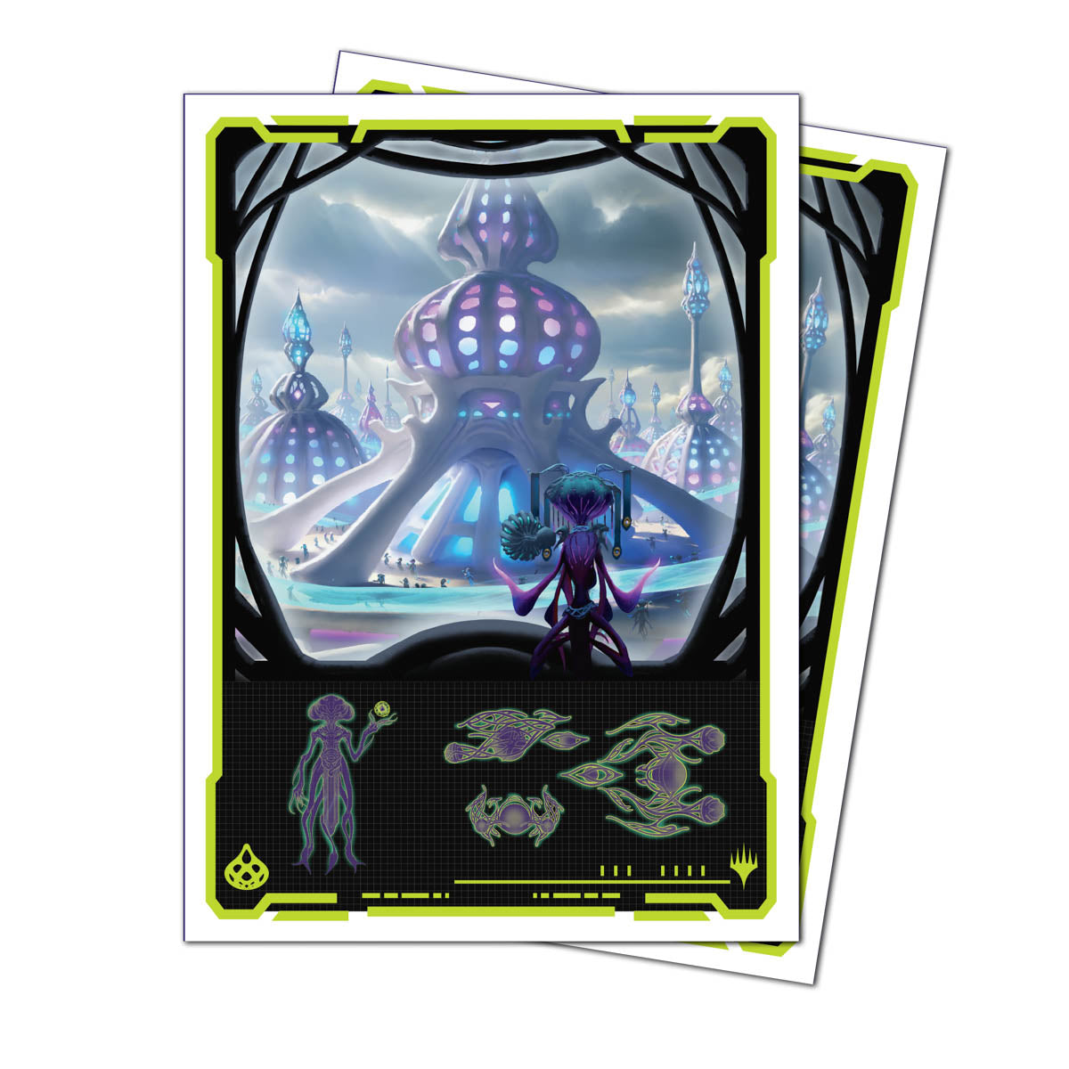 ultra-pro-apex-deck-protector-h-llen-105ct-magic-the-gathering-edge-of-eternitie image 1