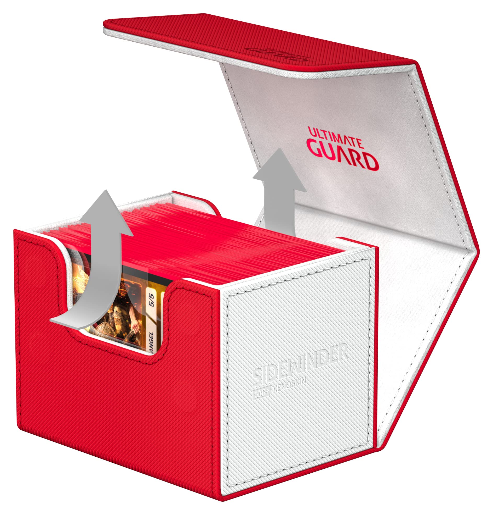 ultimate-guard-sidewinder-100-xenoskin-synergy-deckbox-rot-wei image 5