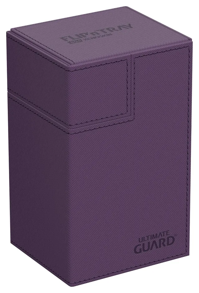 ultimate-guard-flip-n-tray-80-xenoskin-deck-box-monocolor-violett image 1