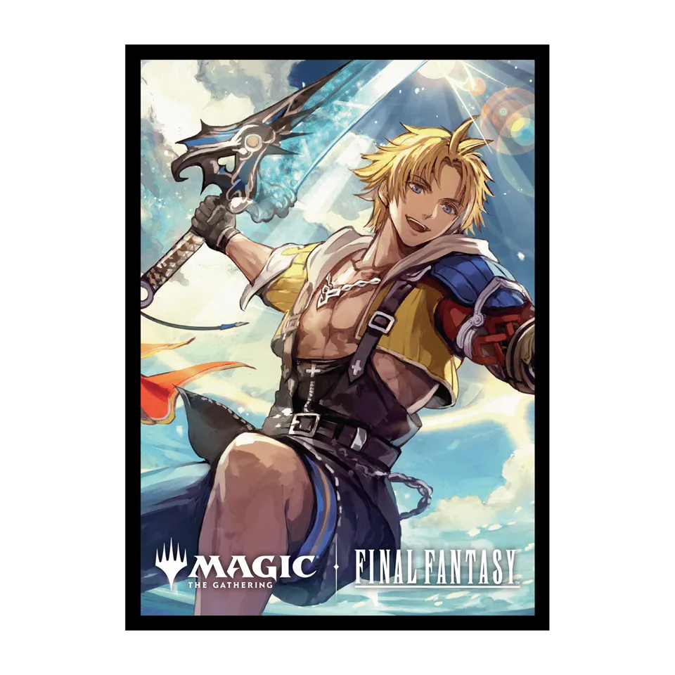 ultra-pro-magic-the-gathering-final-fantasy-tidus-deck-protector-sleeves-100ct image 1