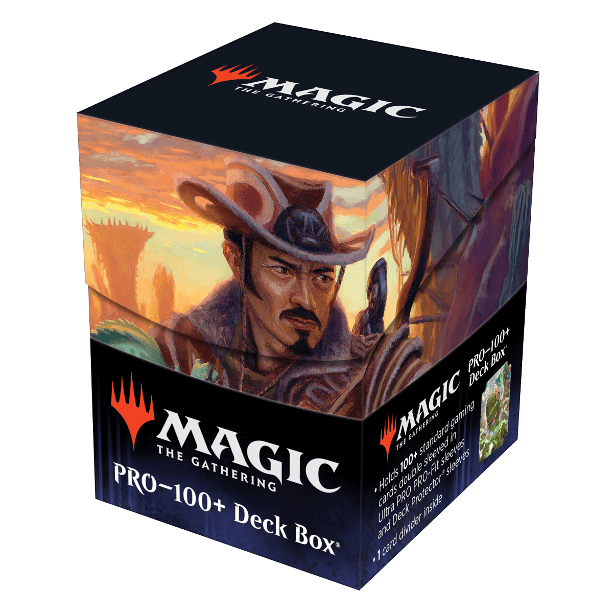 ultra-pro-100-deck-box-outlaws-of-thunder-junction-yuma-proud-protector-f-r-magi image 1