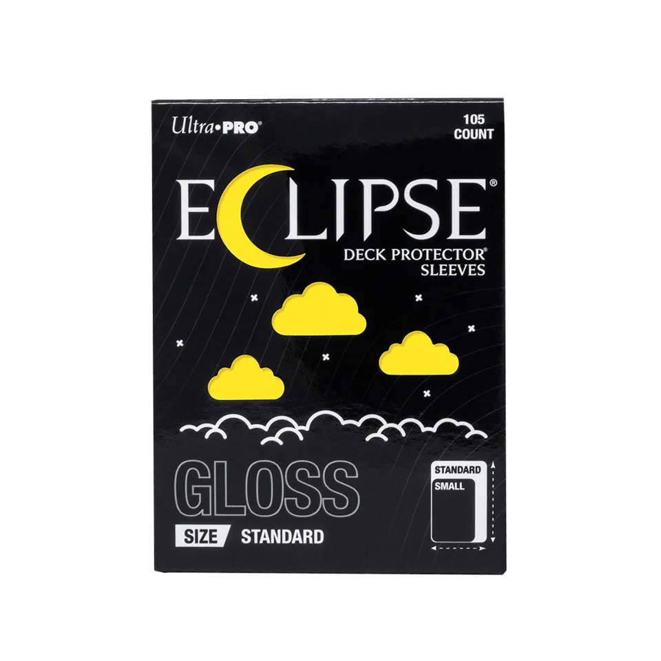 ultra-pro-eclipse-gloss-standard-deck-protector-sleeves-lemon-yellow-105ct image 1