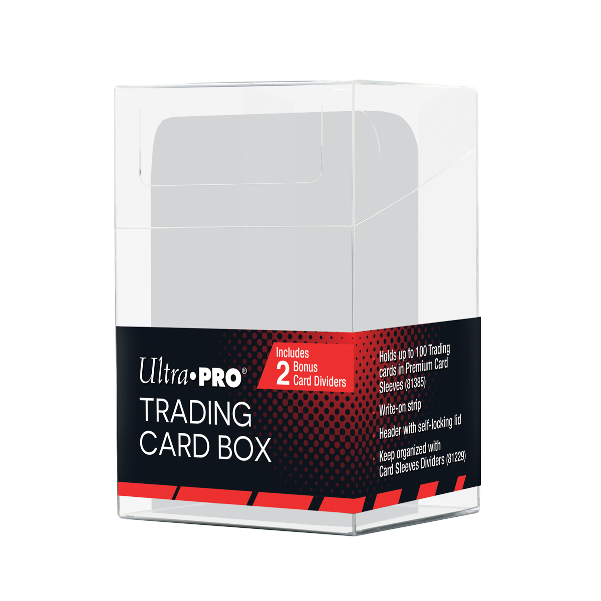 ultra-pro-trading-card-box-aufbewahrungsbox-transparent image 1