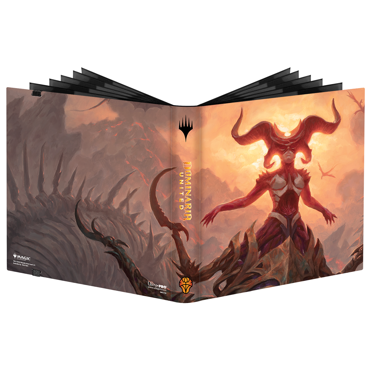 ultra-pro-dominaria-united-sheoldred-the-apocalypse-12-pocket-pro-binder-sammela image 1