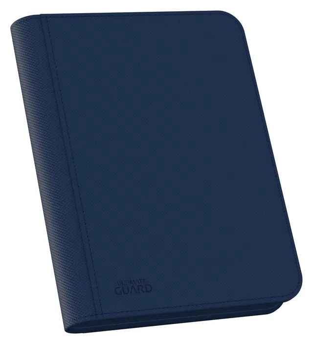 ultimate-guard-zipfolio-160-8-pocket-xenoskin-blau-kartenmappe image 1