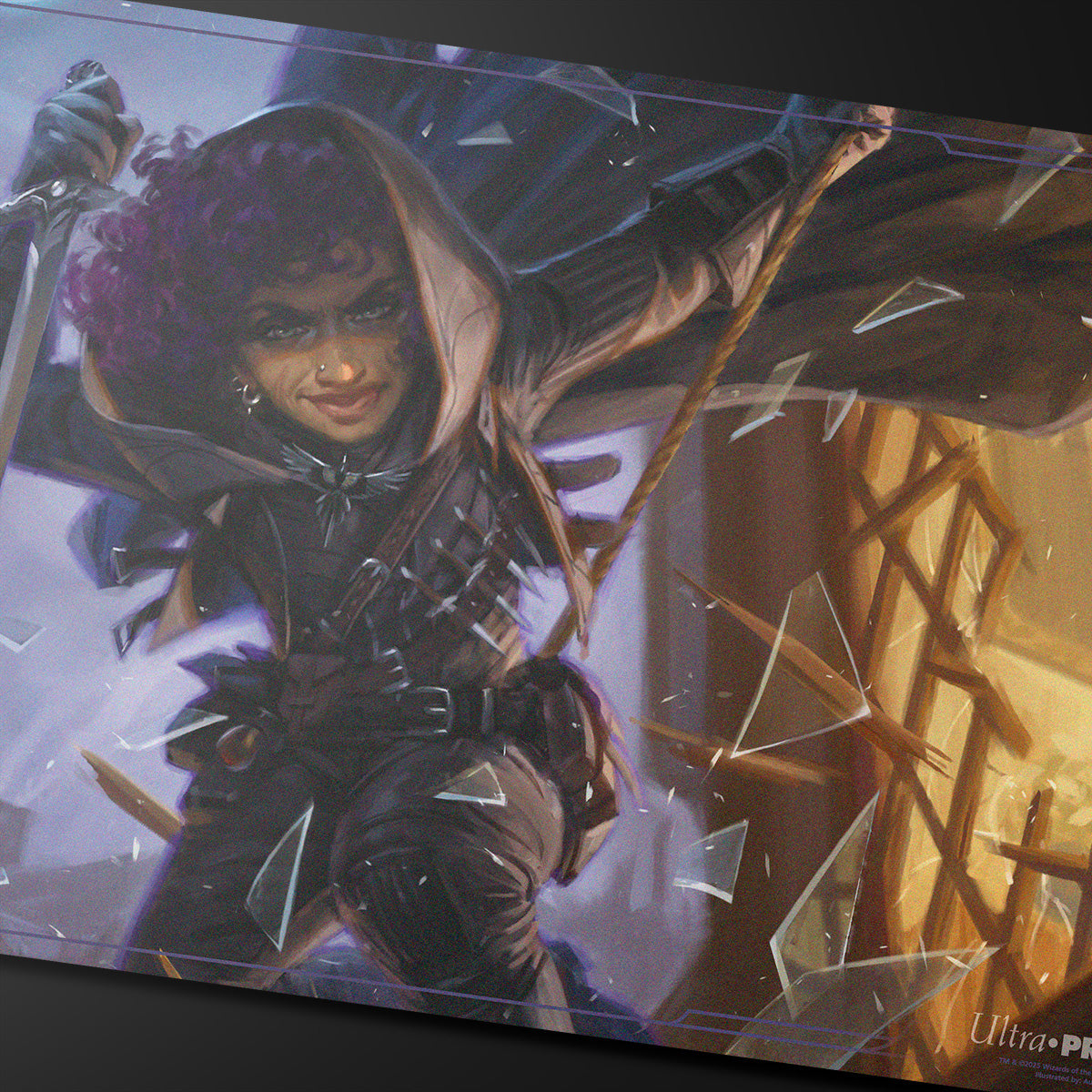 ultra-pro-dungeons-dragons-rogue-class-playmat-61-x-34-3-cm image 2